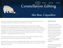 Tablet Screenshot of constellationediting.com